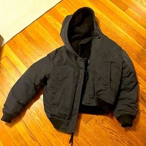 Vince cropped bomber jacket